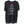 Load image into Gallery viewer, The back of a black shirt with il porcellino salumi's pig logo at the top and the words "this little piggy got cured..." below the logo.