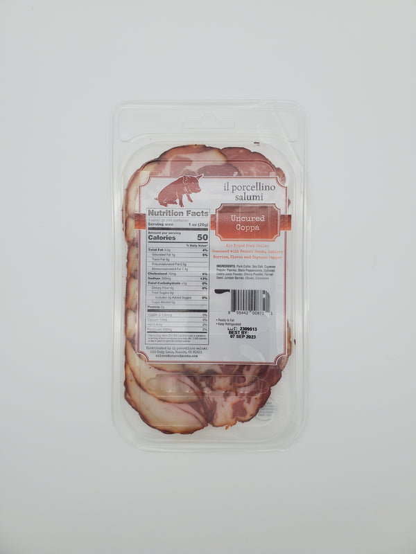 Coppa, Sliced
