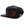 Load image into Gallery viewer, A black baseball hat angled to show the back left and snap adjustment. il porcellino salumi&#39;s logo is outlined on the back left of the hat.
